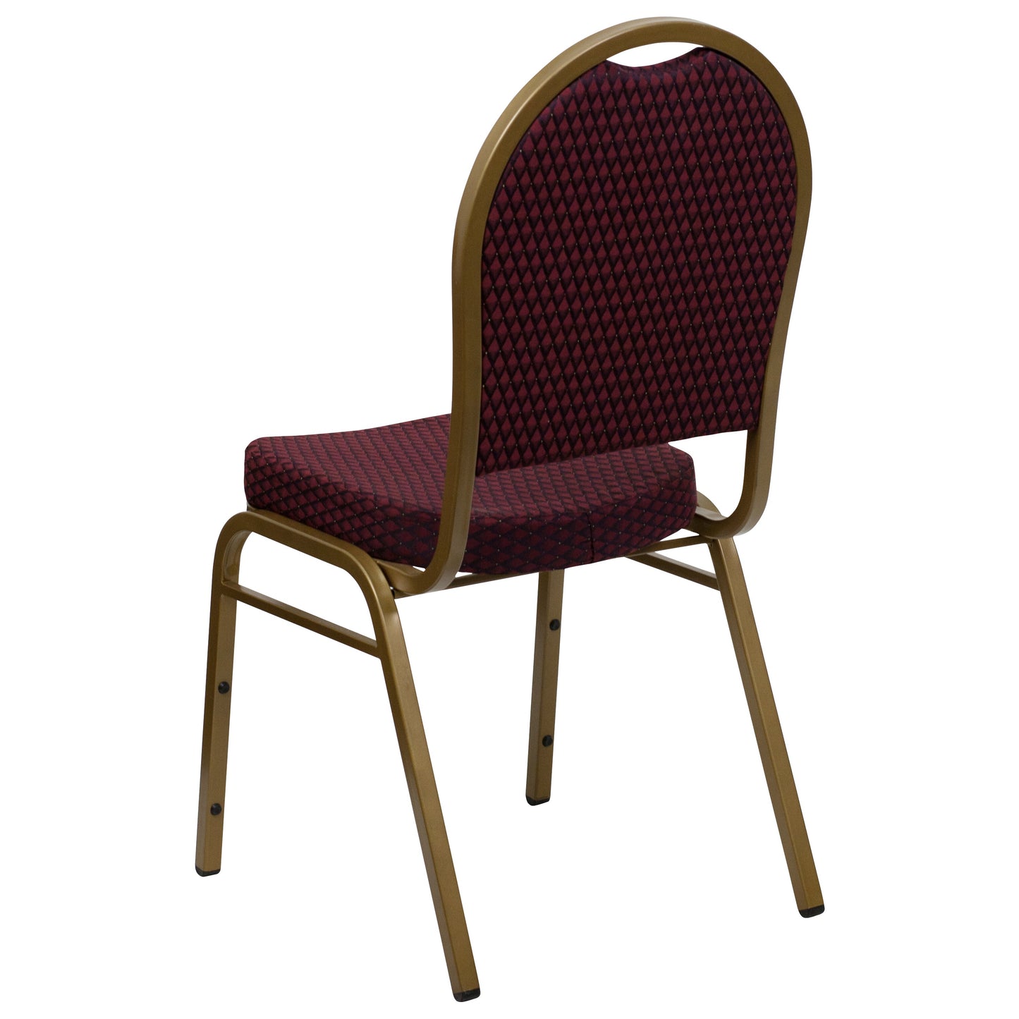 Burgundy Fabric Banquet Chair FD-C03-ALLGOLD-EFE1679-GG