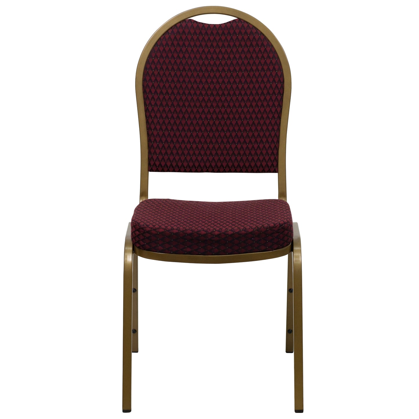 Burgundy Fabric Banquet Chair FD-C03-ALLGOLD-EFE1679-GG