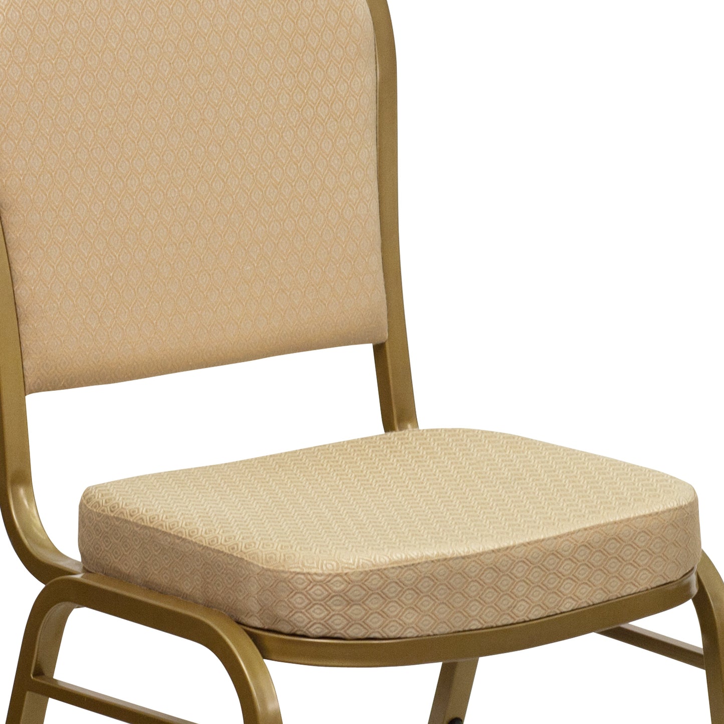 Beige Fabric Banquet Chair FD-C03-ALLGOLD-H20124E-GG