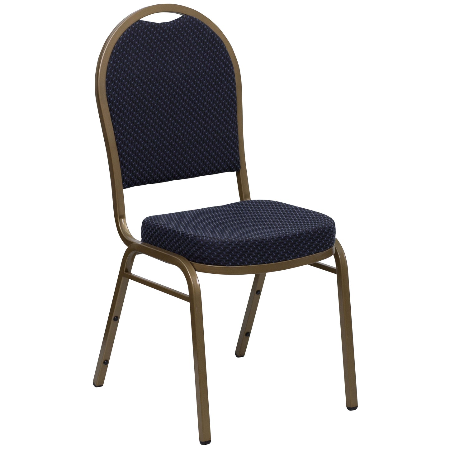 Navy Fabric Banquet Chair FD-C03-ALLGOLD-H203774-GG