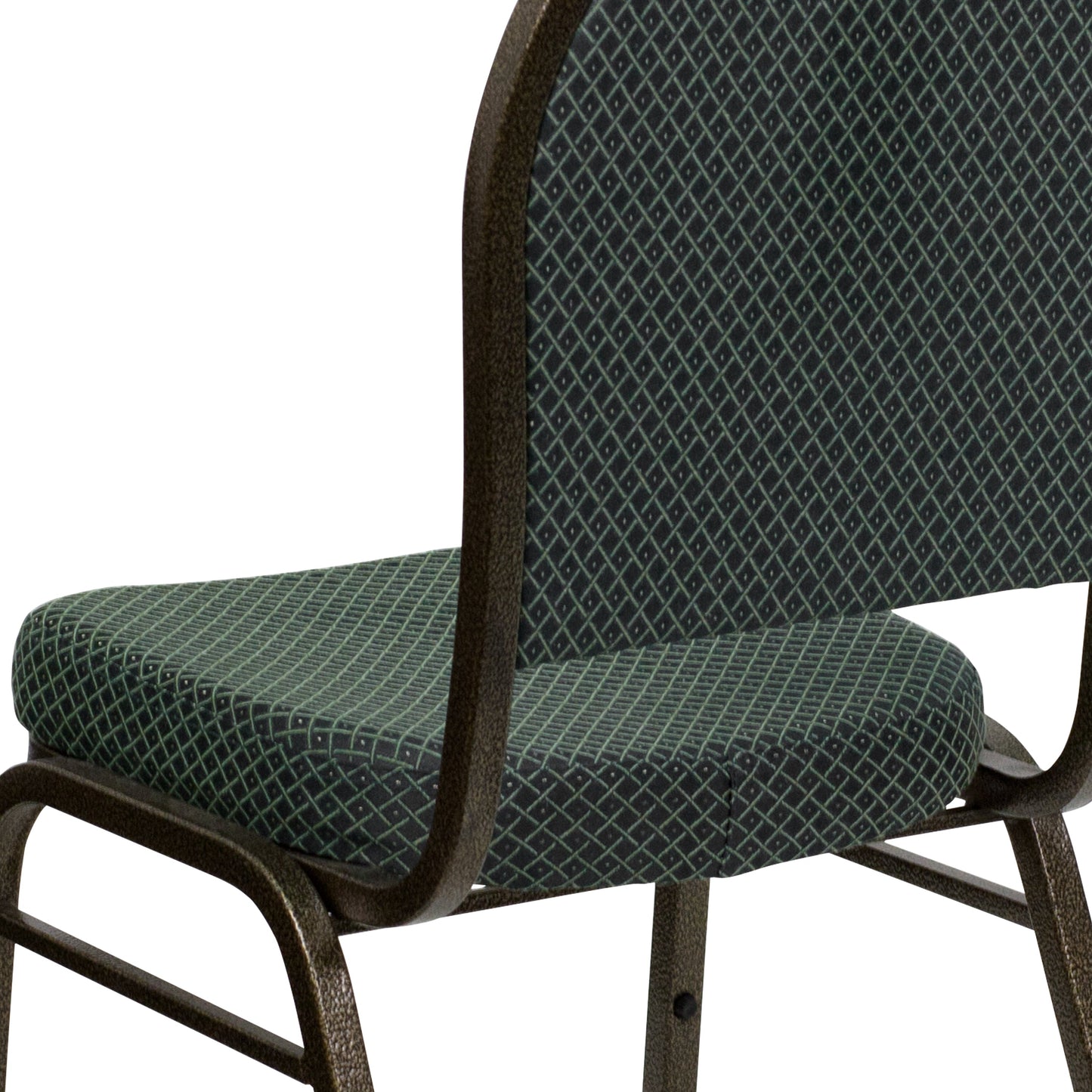 Green Fabric Banquet Chair FD-C03-GOLDVEIN-4003-GG