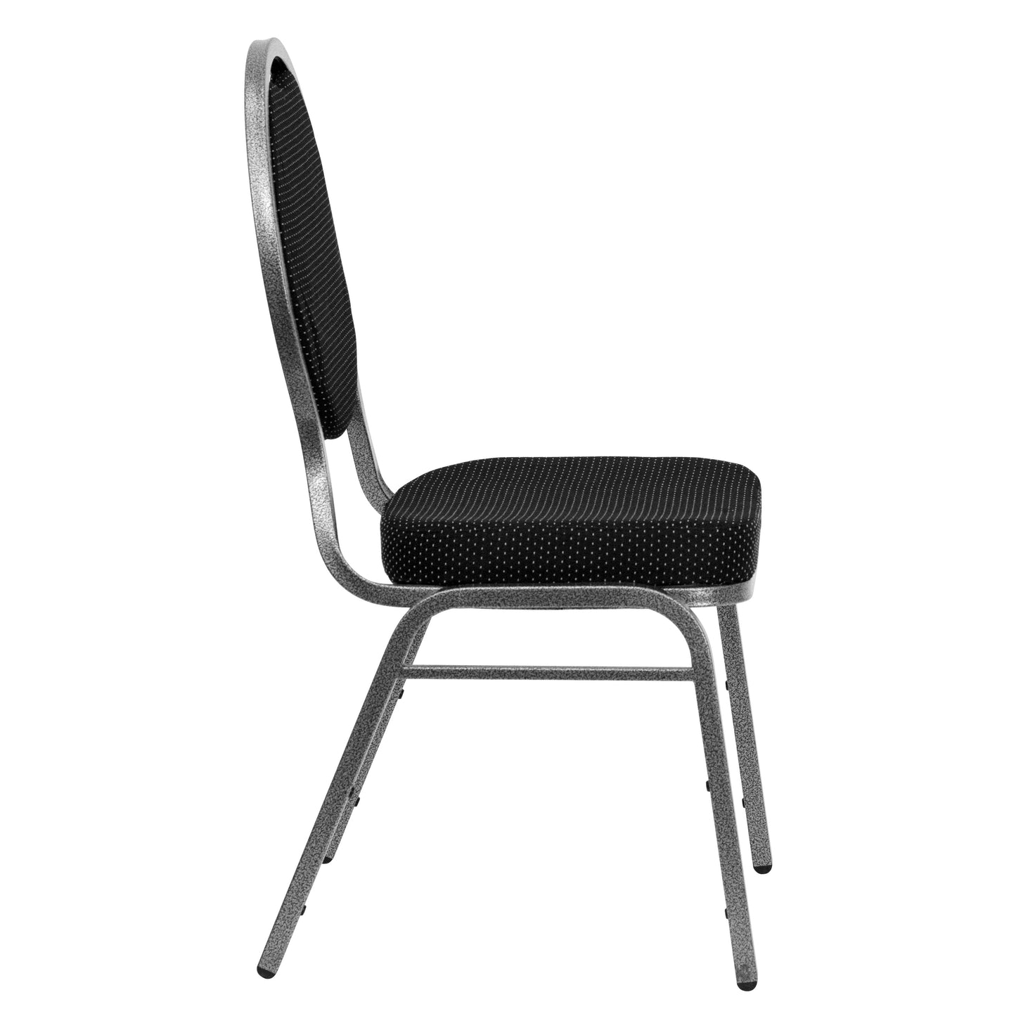 Black Fabric Banquet Chair FD-C04-SILVERVEIN-S076-GG