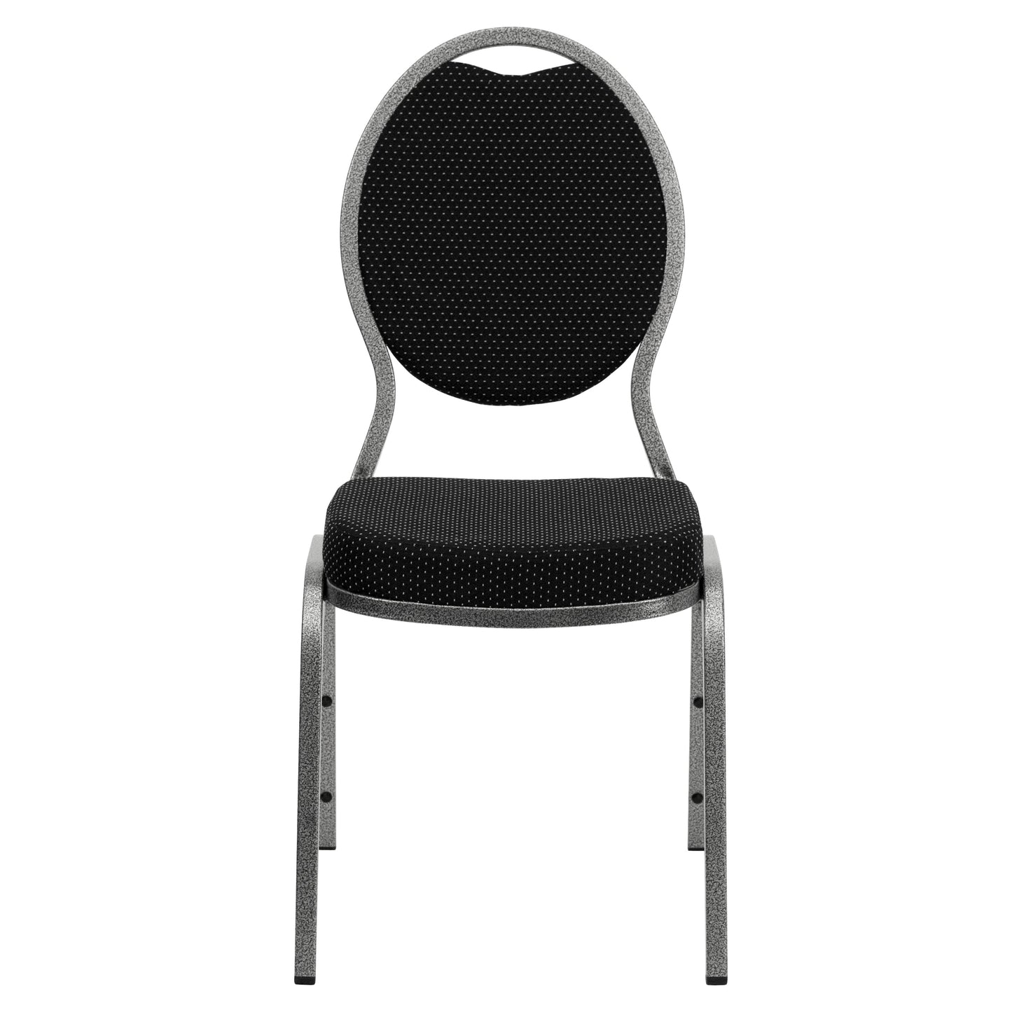 Black Fabric Banquet Chair FD-C04-SILVERVEIN-S076-GG