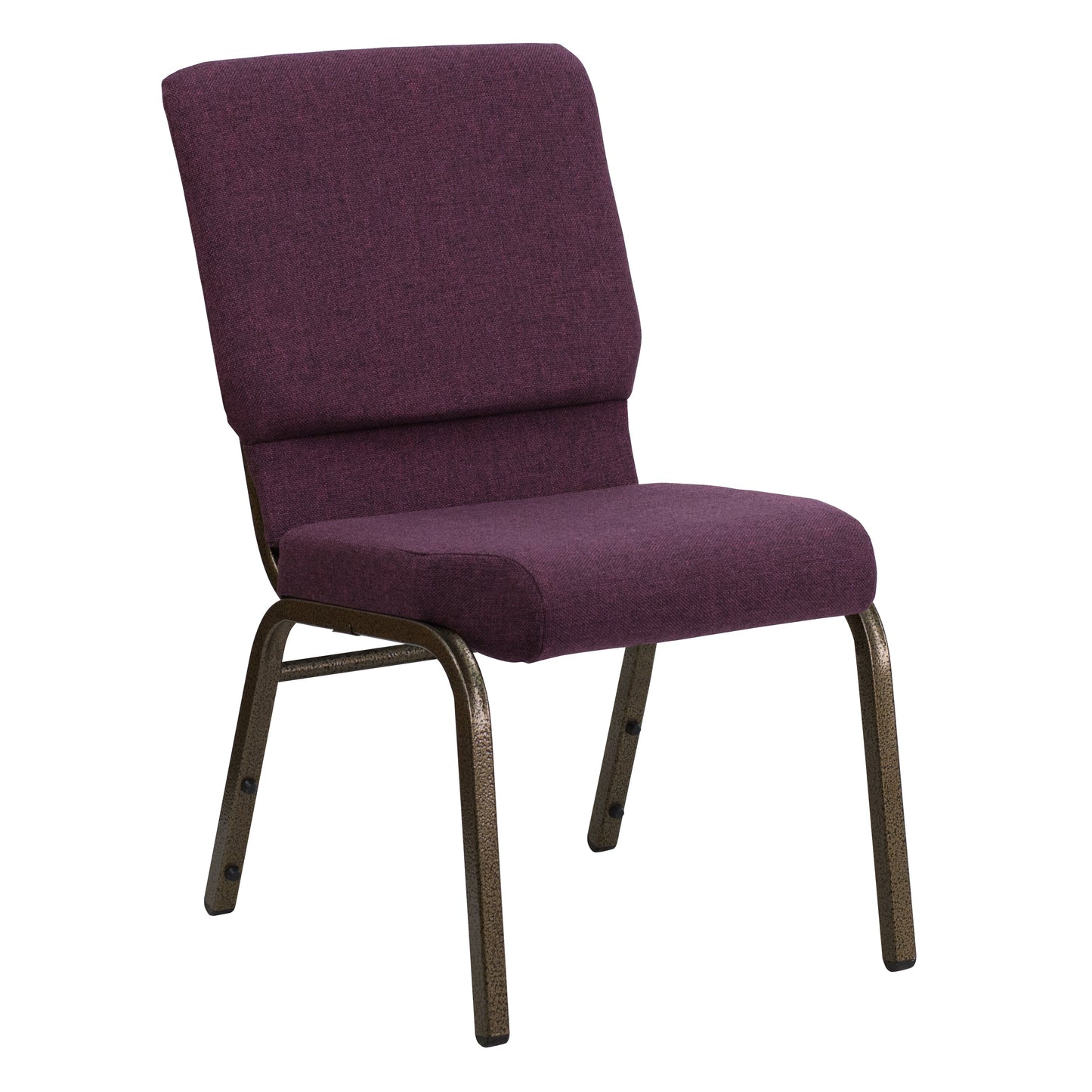 Plum Fabric Church Chair FD-CH02185-GV-005-GG