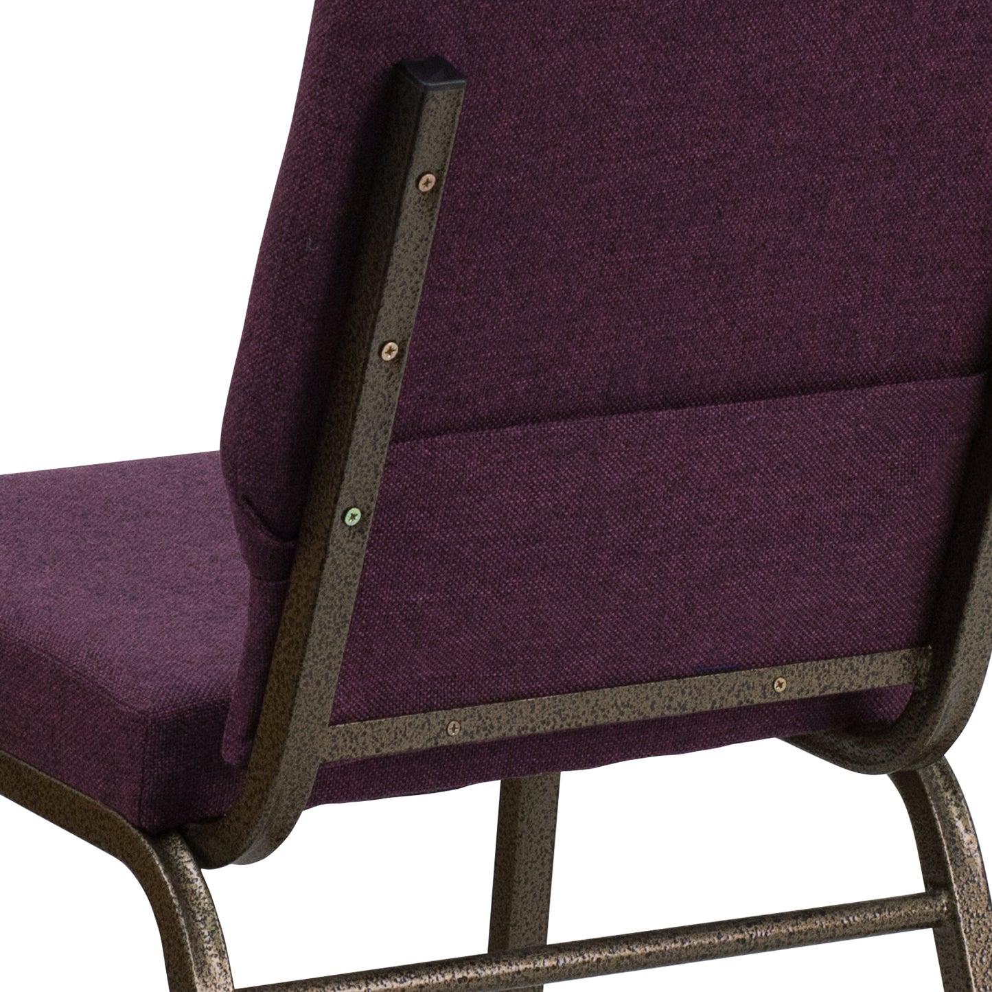 Plum Fabric Church Chair FD-CH02185-GV-005-GG