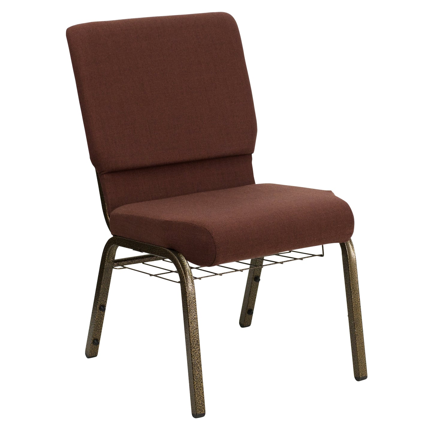 Brown Fabric Church Chair FD-CH02185-GV-10355-BAS-GG