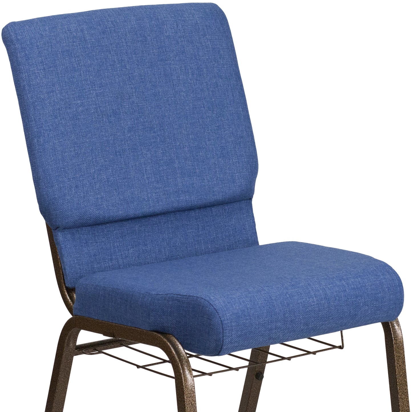 Blue Fabric Church Chair FD-CH02185-GV-BLUE-BAS-GG