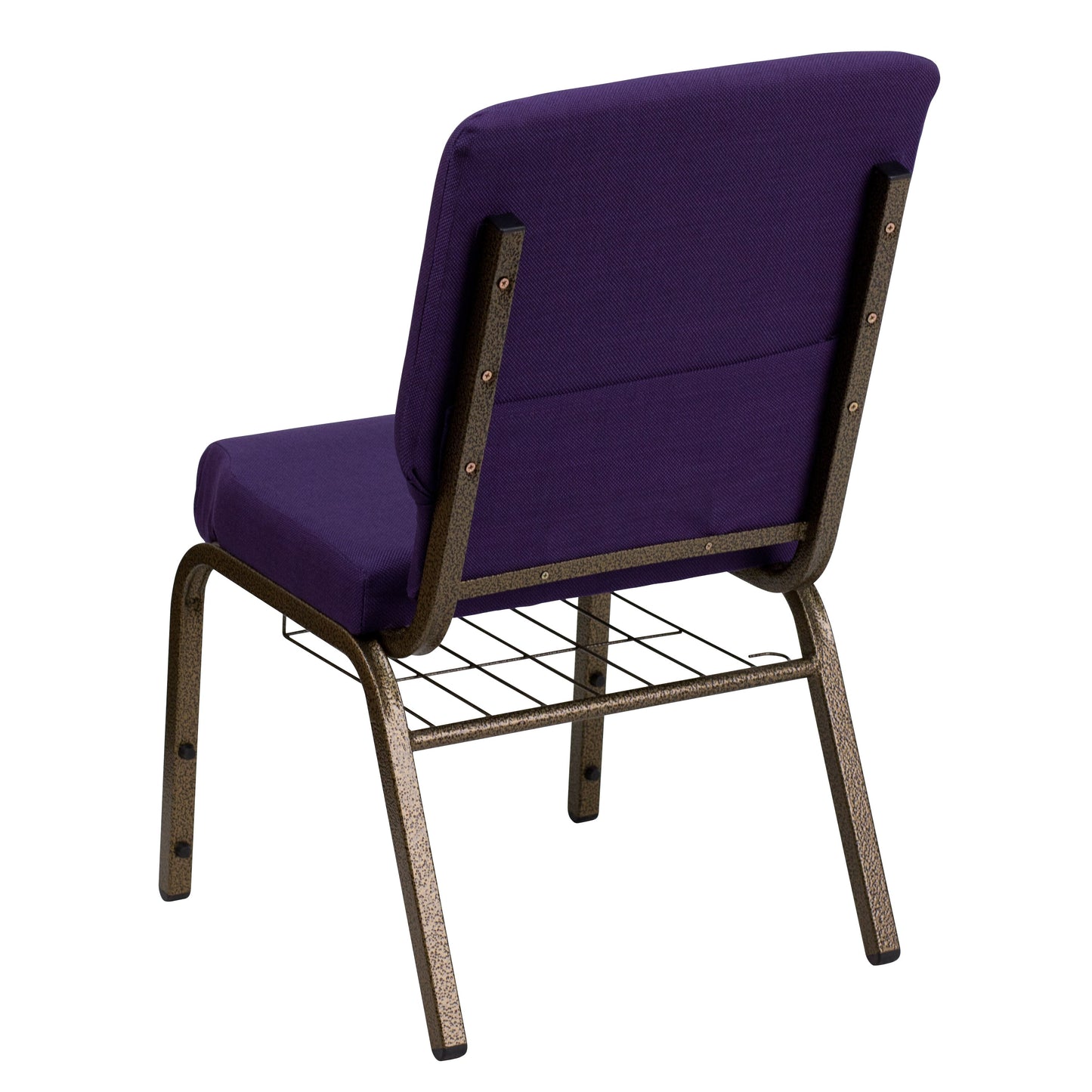 Purple Fabric Church Chair FD-CH02185-GV-ROY-BAS-GG