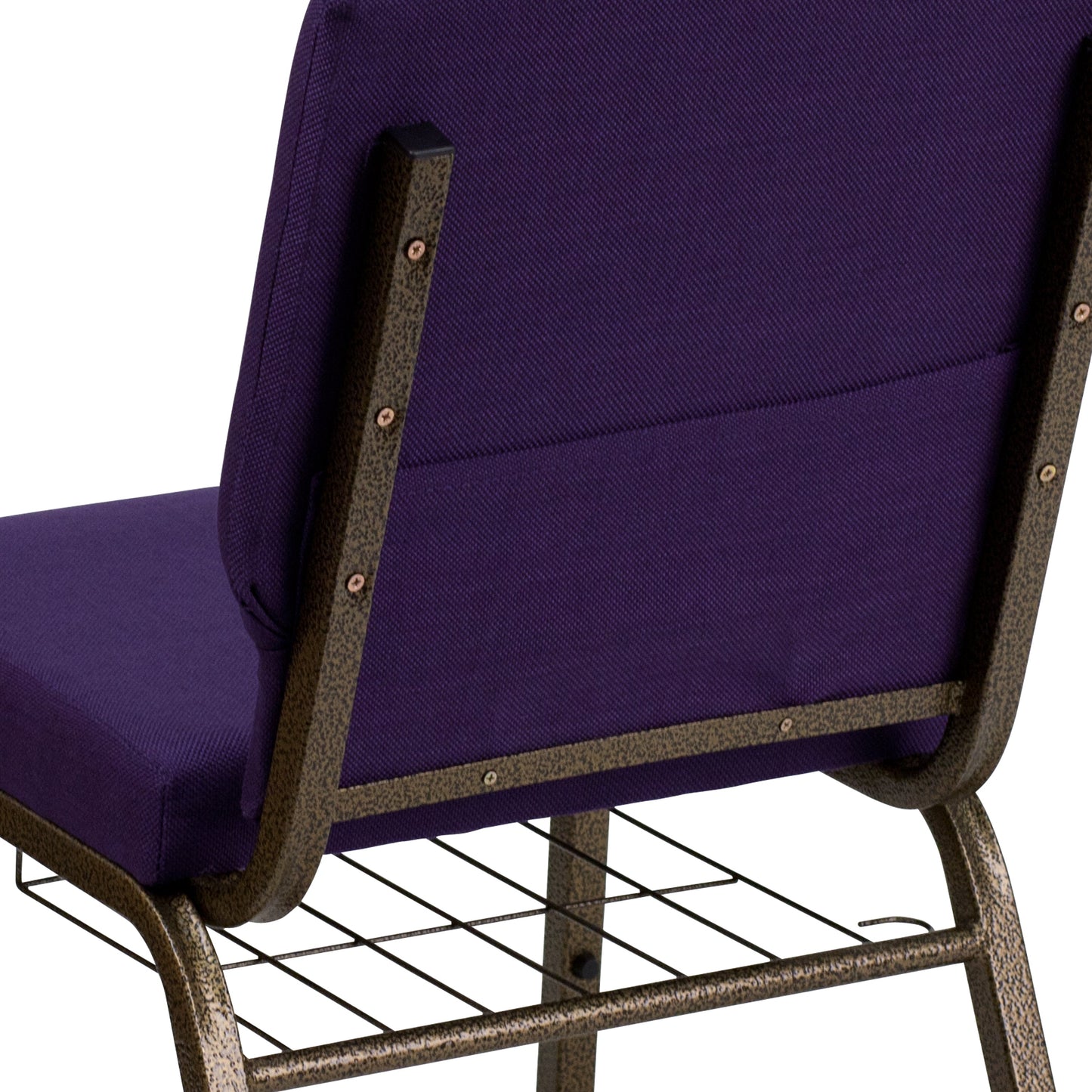 Purple Fabric Church Chair FD-CH02185-GV-ROY-BAS-GG