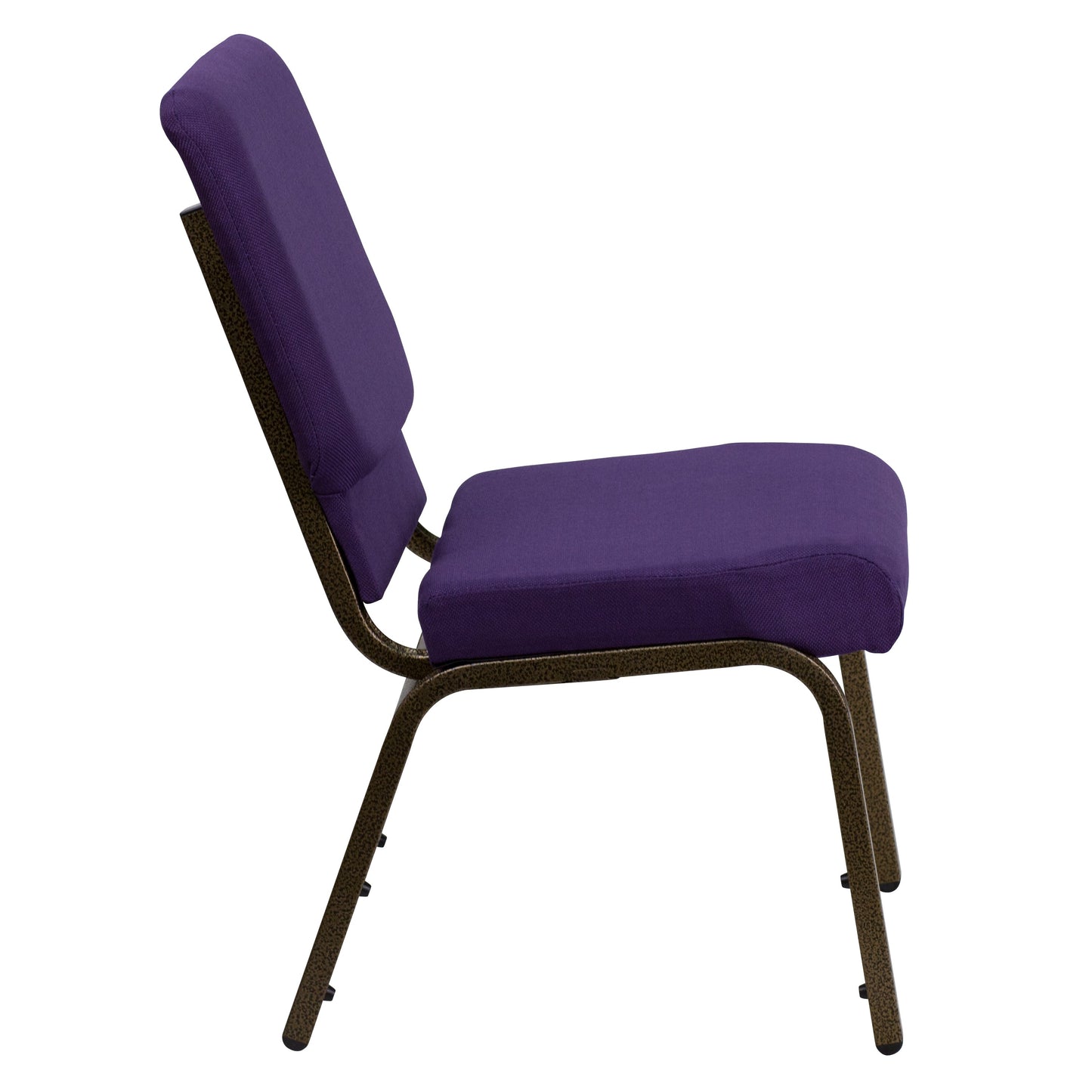 Purple Fabric Church Chair FD-CH02185-GV-ROY-GG