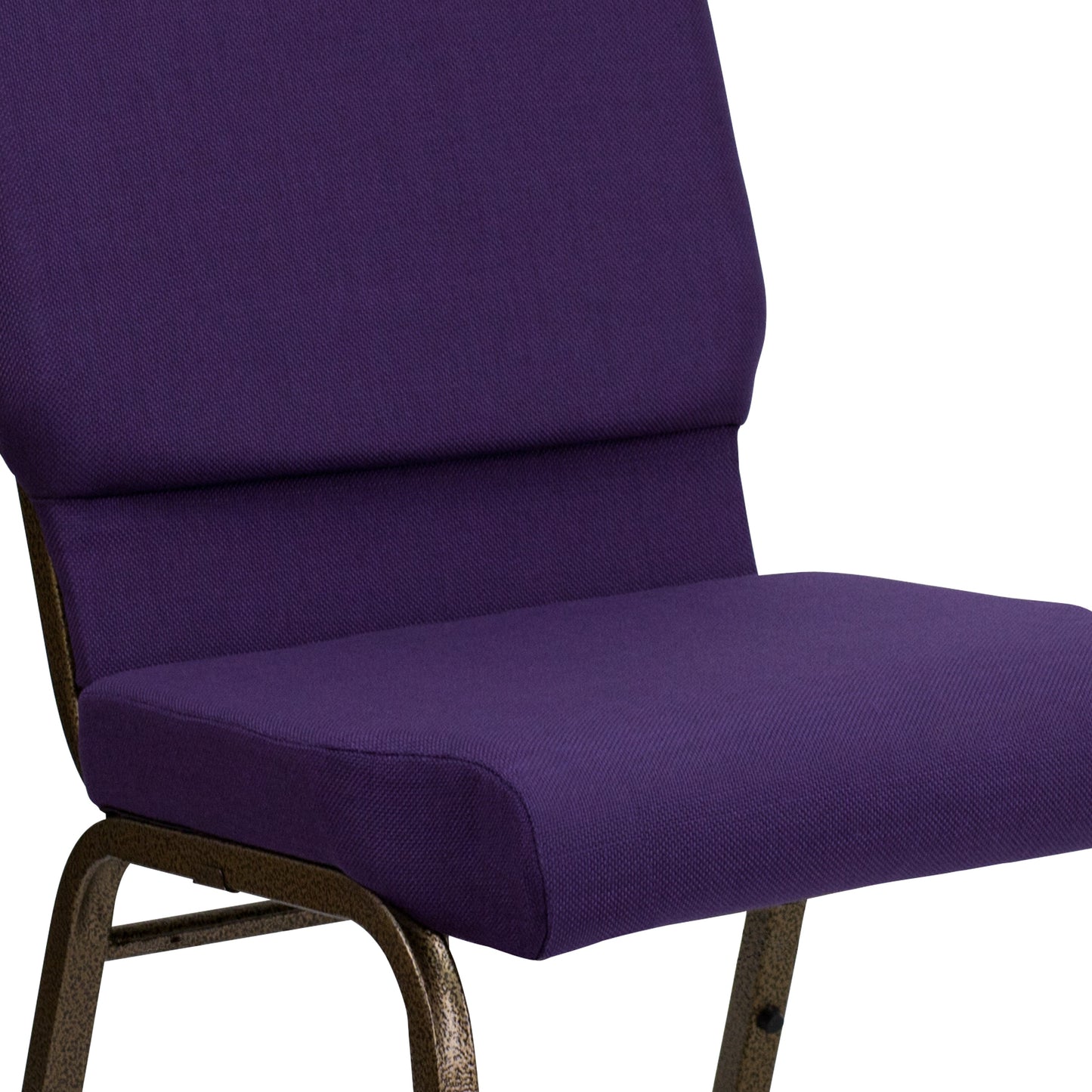 Purple Fabric Church Chair FD-CH02185-GV-ROY-GG