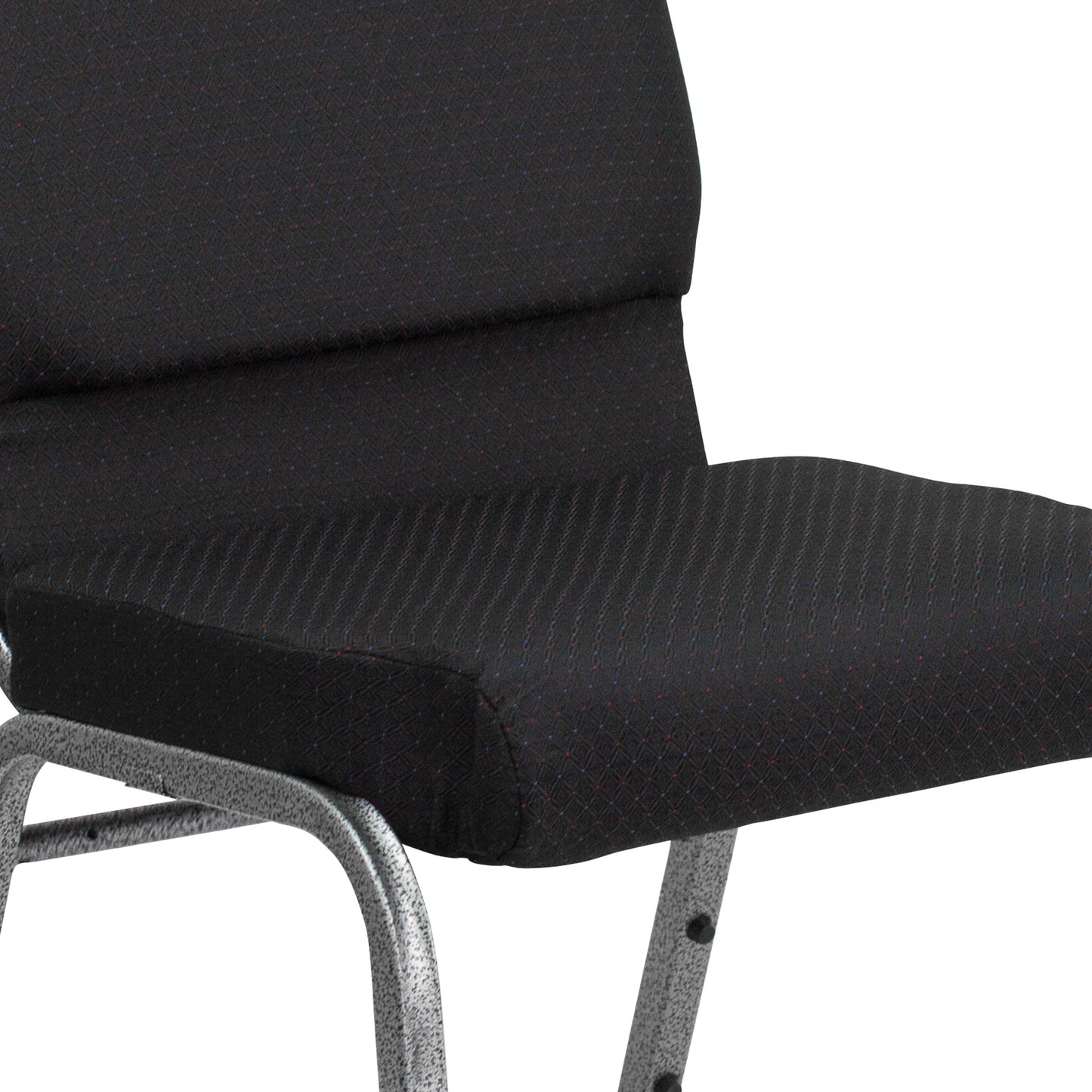 Black Fabric Church Chair FD-CH02185-SV-JP02-GG