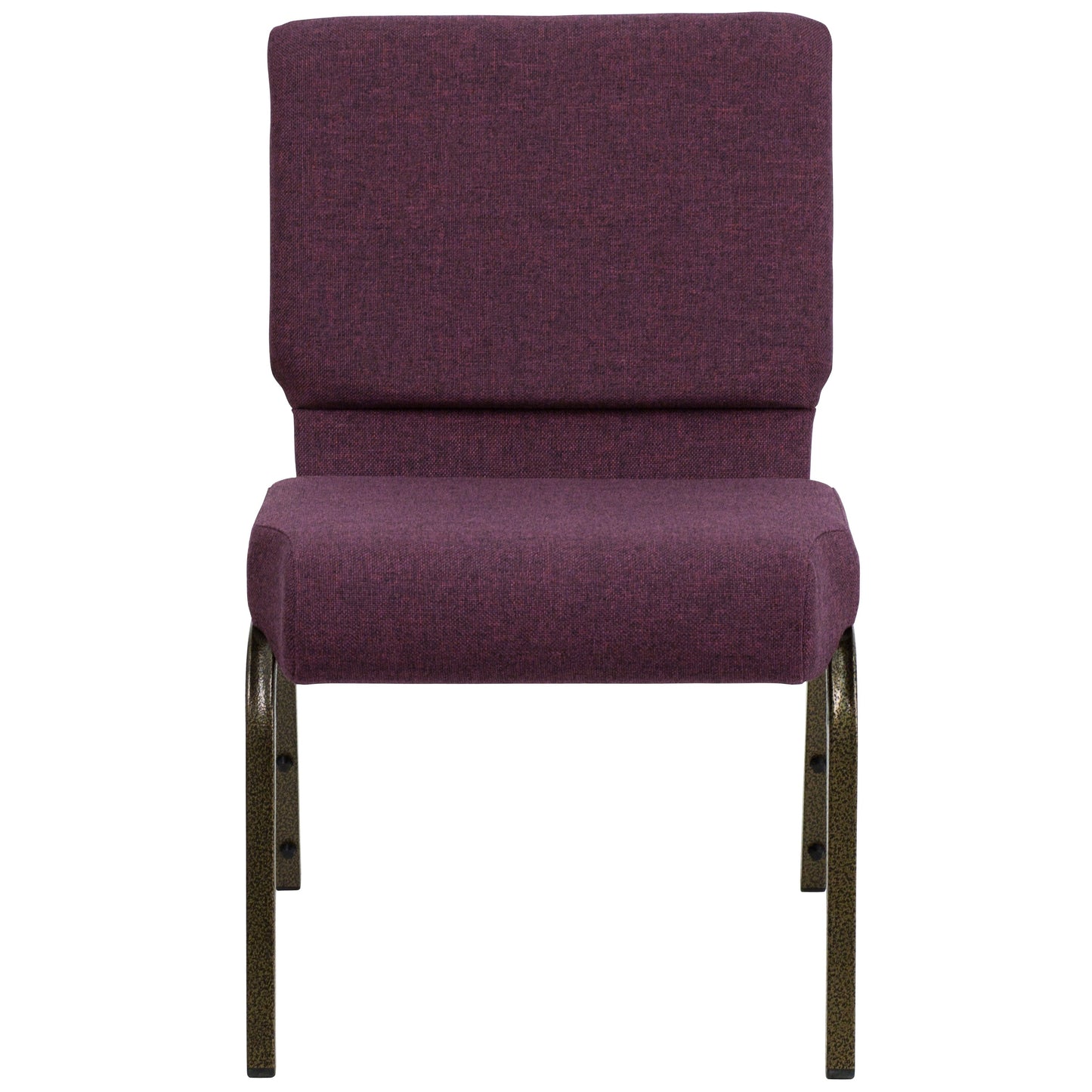 Plum Fabric Church Chair FD-CH0221-4-GV-005-GG