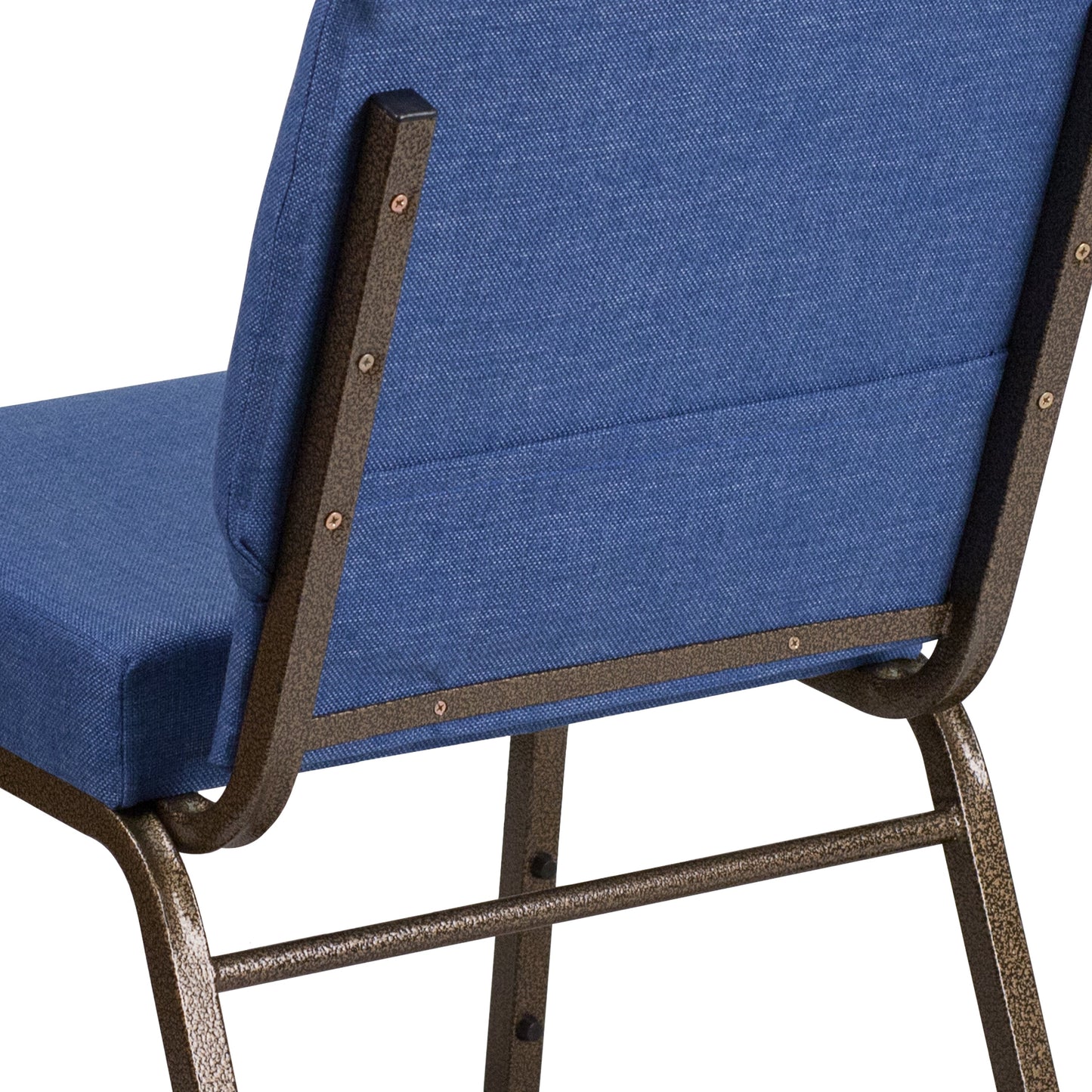 Blue Fabric Church Chair FD-CH0221-4-GV-BLUE-GG