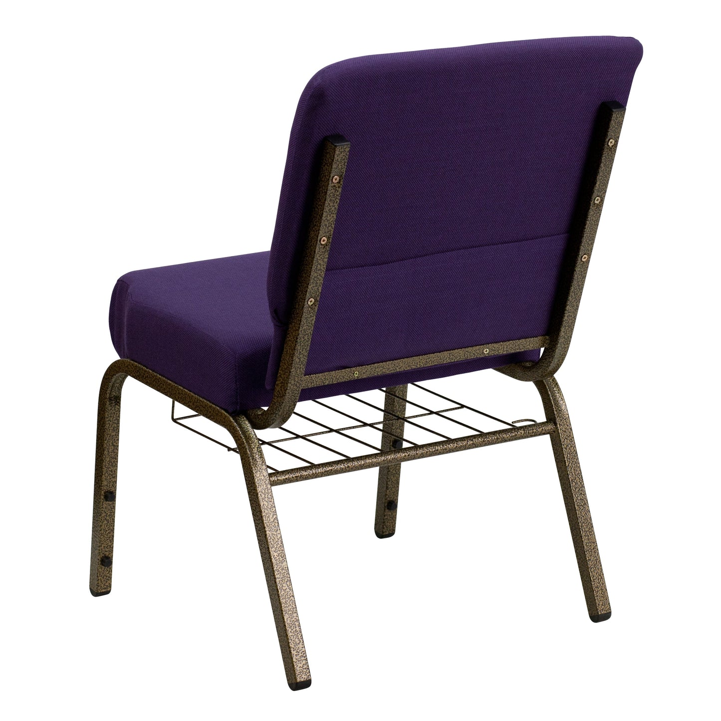 Purple Fabric Church Chair FD-CH0221-4-GV-ROY-BAS-GG