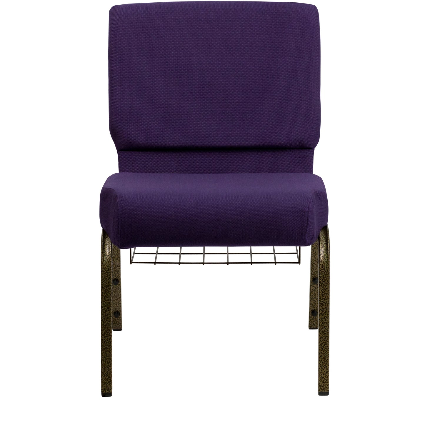 Purple Fabric Church Chair FD-CH0221-4-GV-ROY-BAS-GG