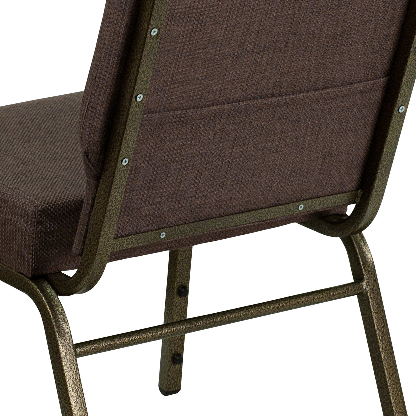 Brown Fabric Church Chair FD-CH0221-4-GV-S0819-GG