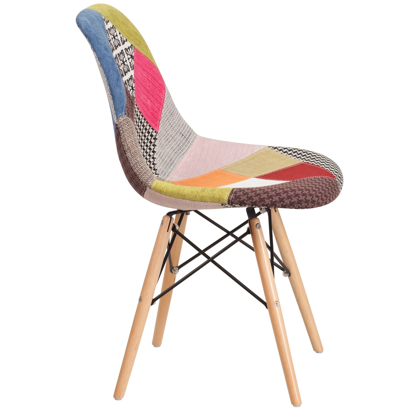 Fabric/Wood Chair FH-130-DCV1-D-GG