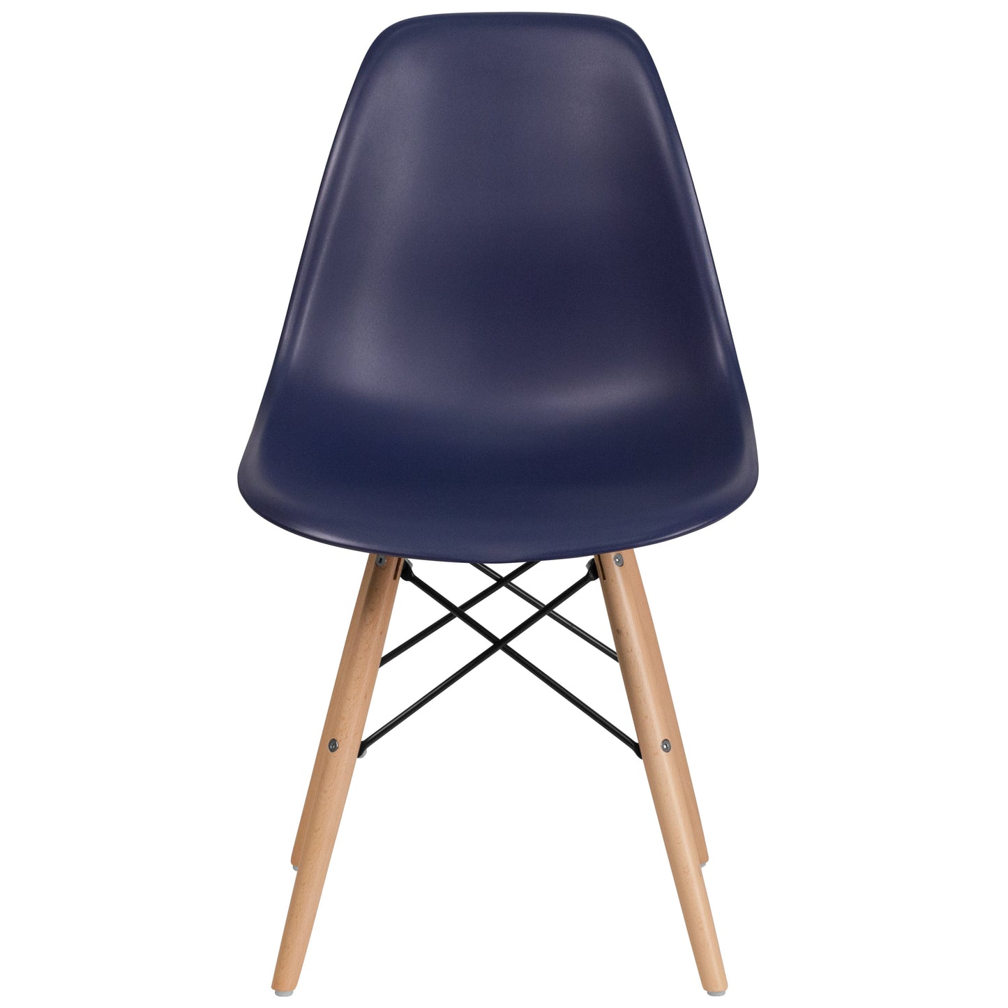 Navy Plastic/Wood Chair FH-130-DPP-NY-GG