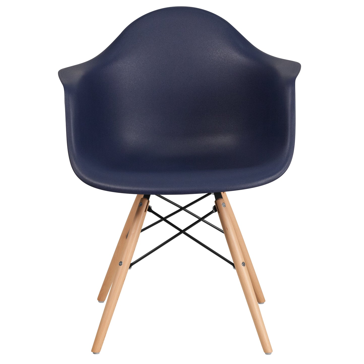 Navy Plastic/Wood Chair FH-132-DPP-NY-GG