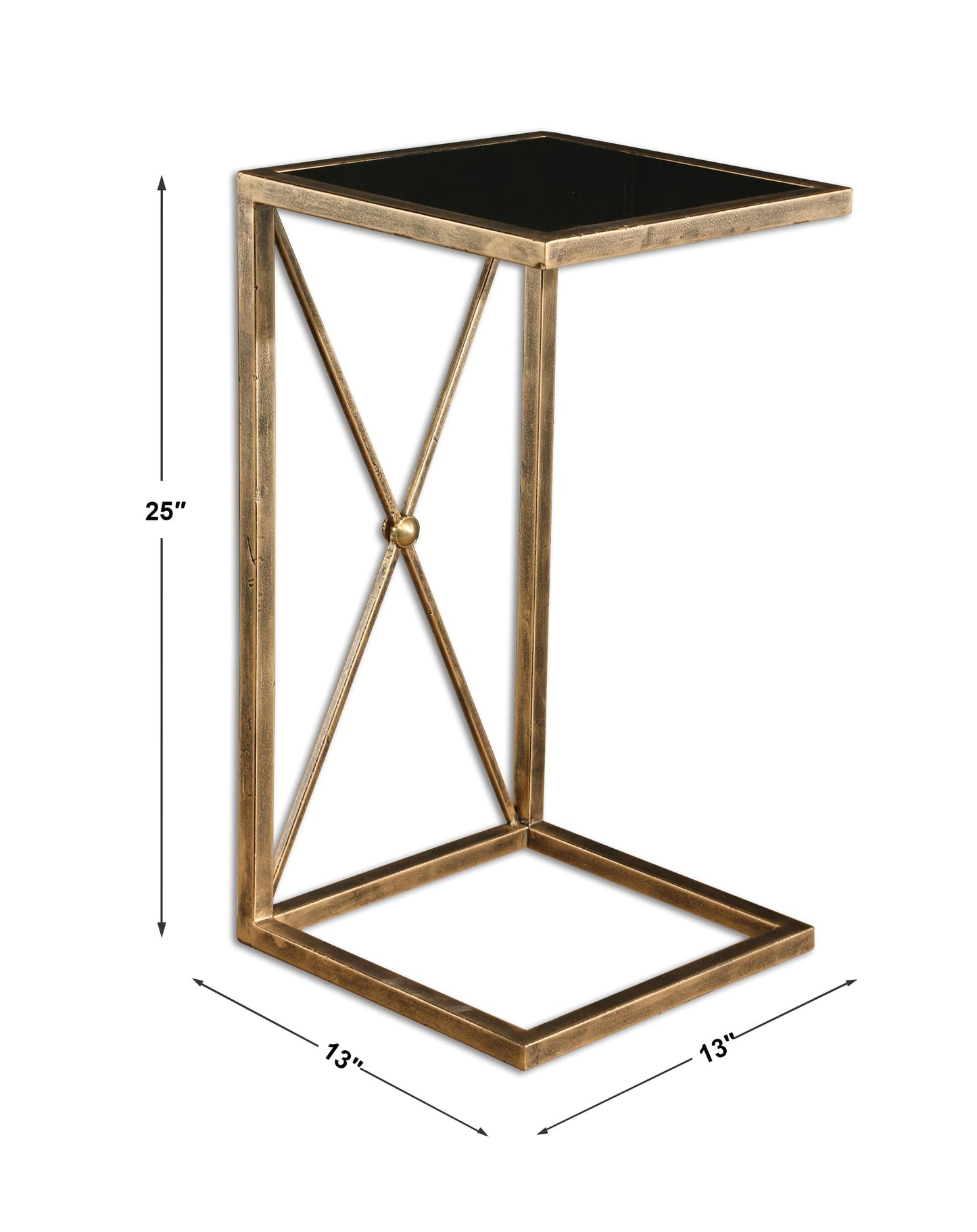 Uttermost Zafina Gold Accent Table