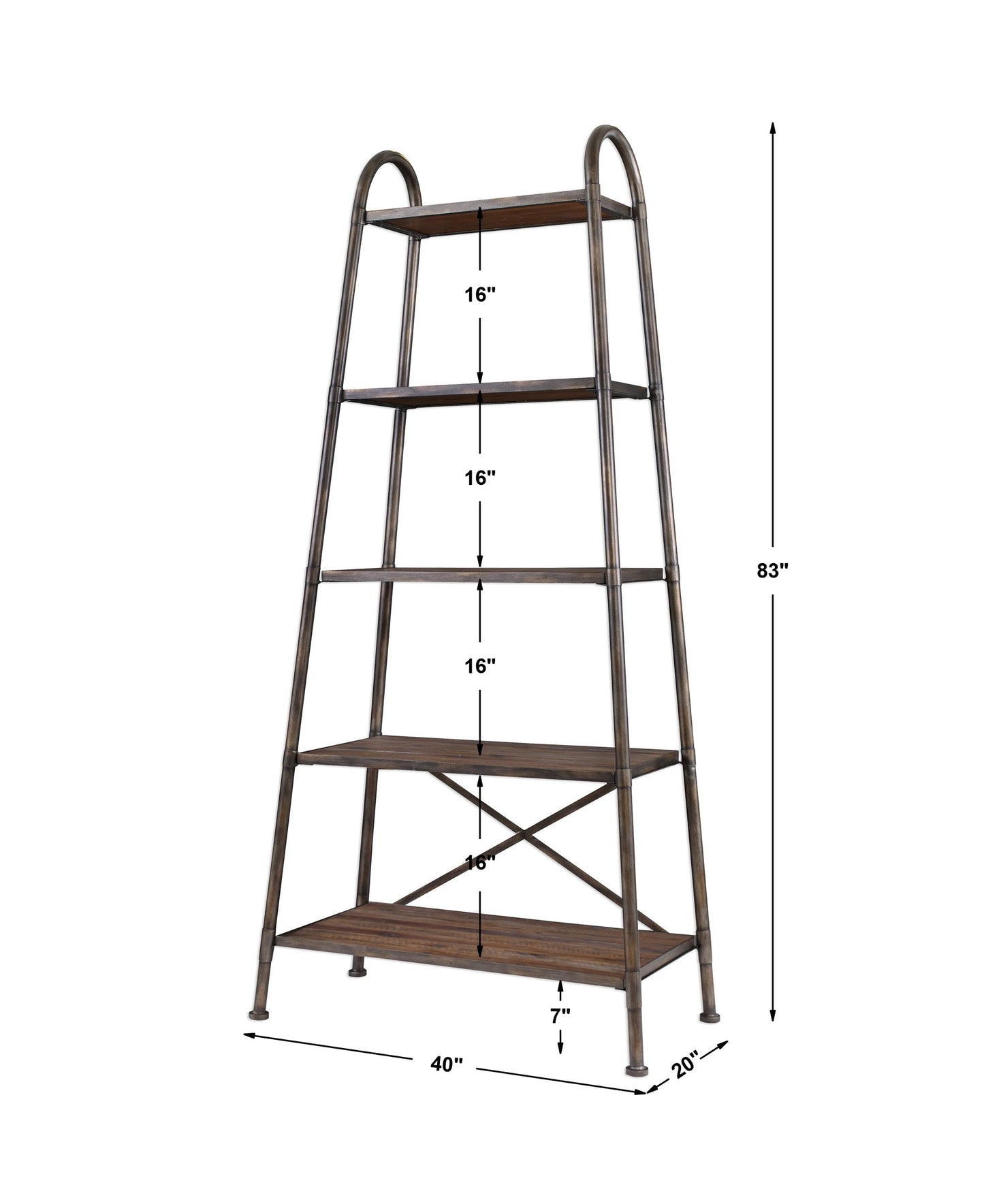 Uttermost Zosar Urban Industrial Etagere