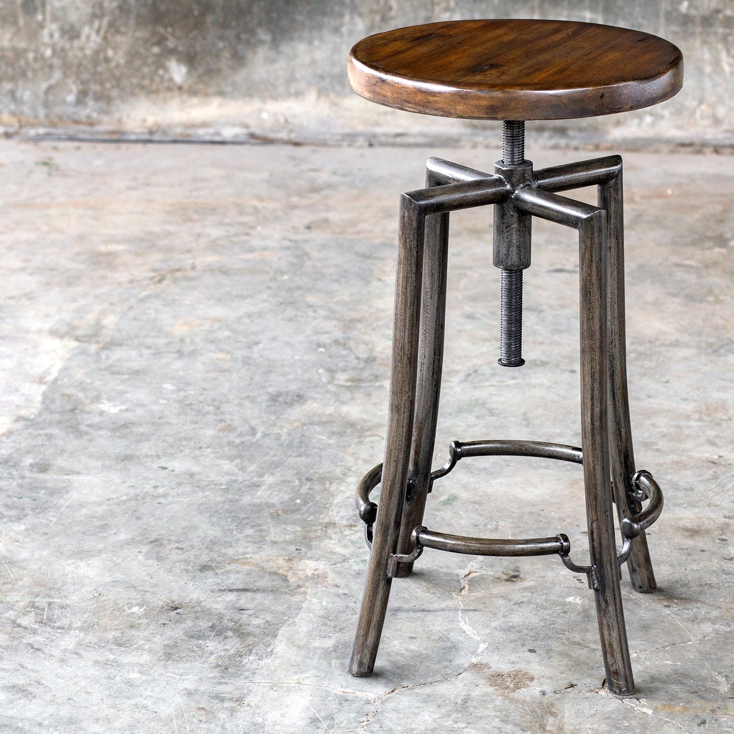 Uttermost Westlyn Industrial Bar Stool