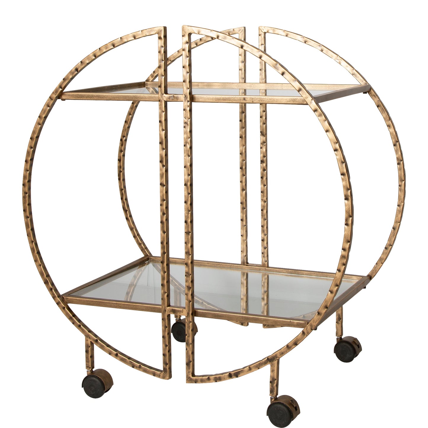 Uttermost Zelina Gold Bar Cart