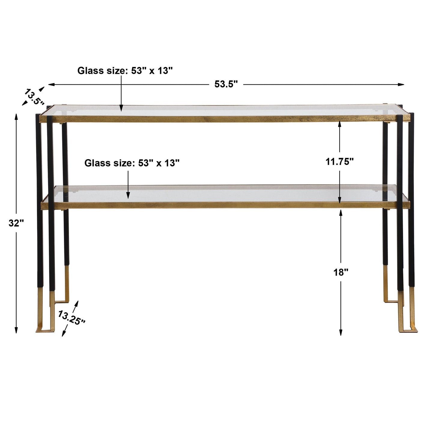 Uttermost Kentmore Modern Console Table