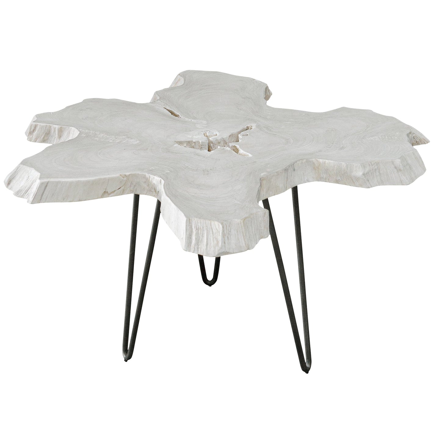 Uttermost Trillium Bleached Teak Coffee Table