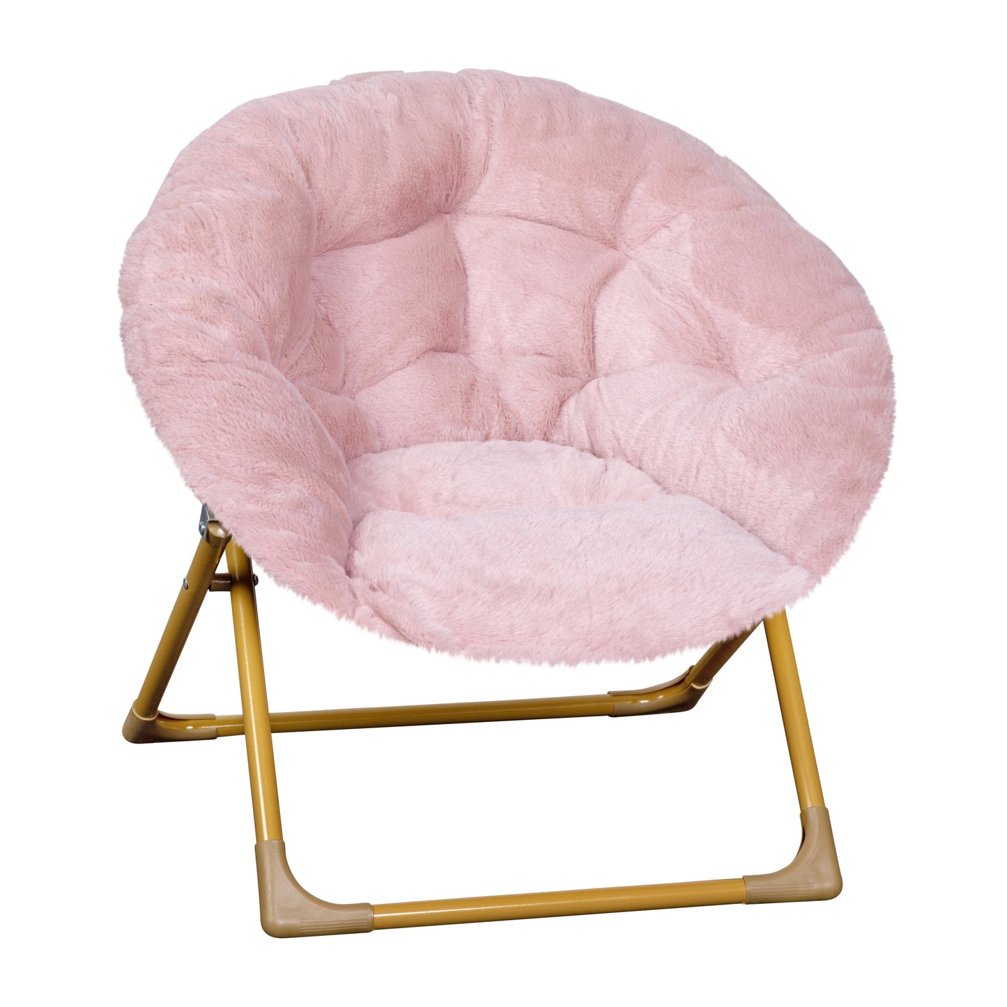 Blush Kids Fur Moon Chair FV-FMC-030-BL-SGD-GG