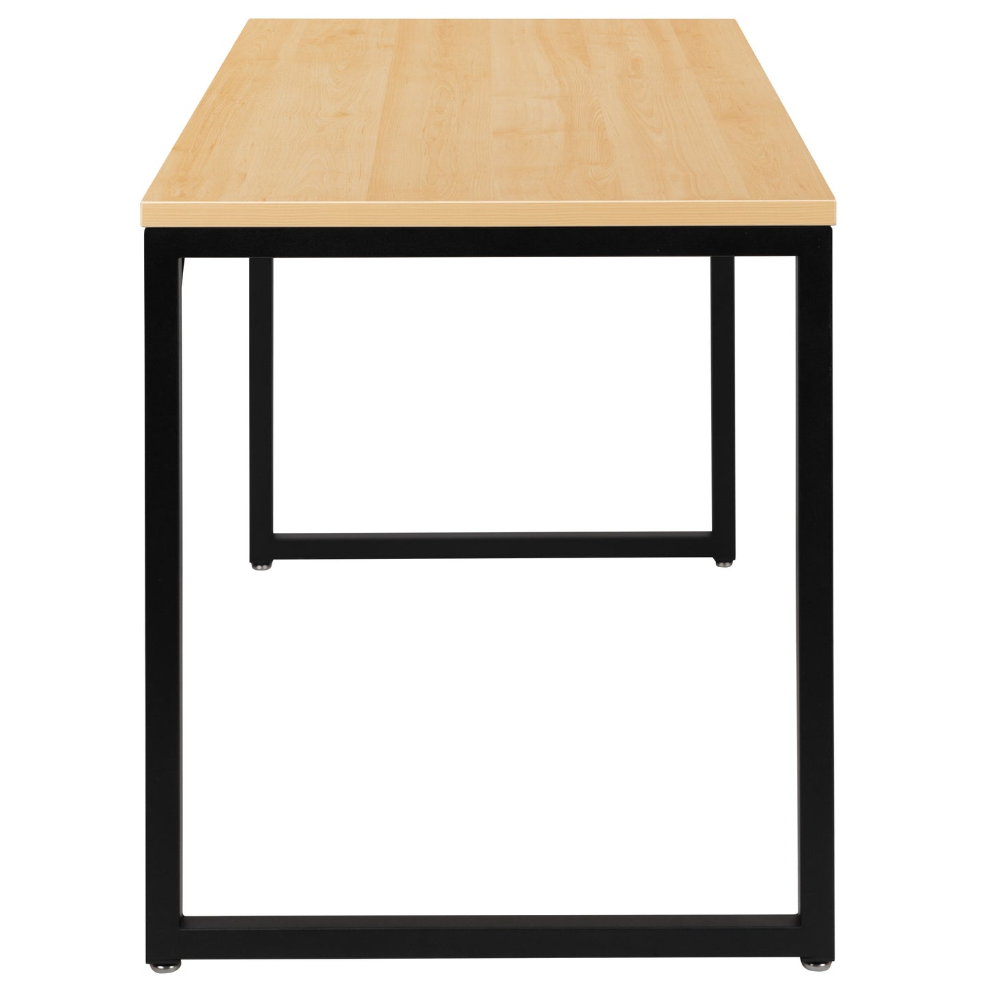 Maple Commercial Desk GC-GF156-12-MAP-BK-GG