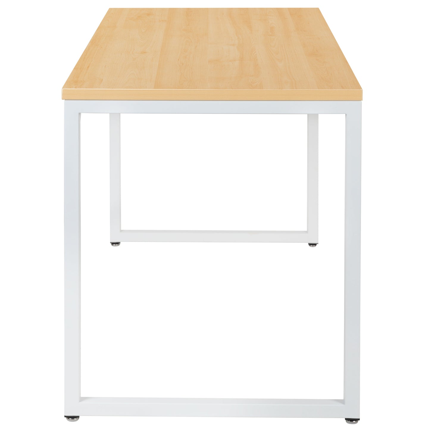 Maple Commercial Desk GC-GF156-12-MAP-WH-GG