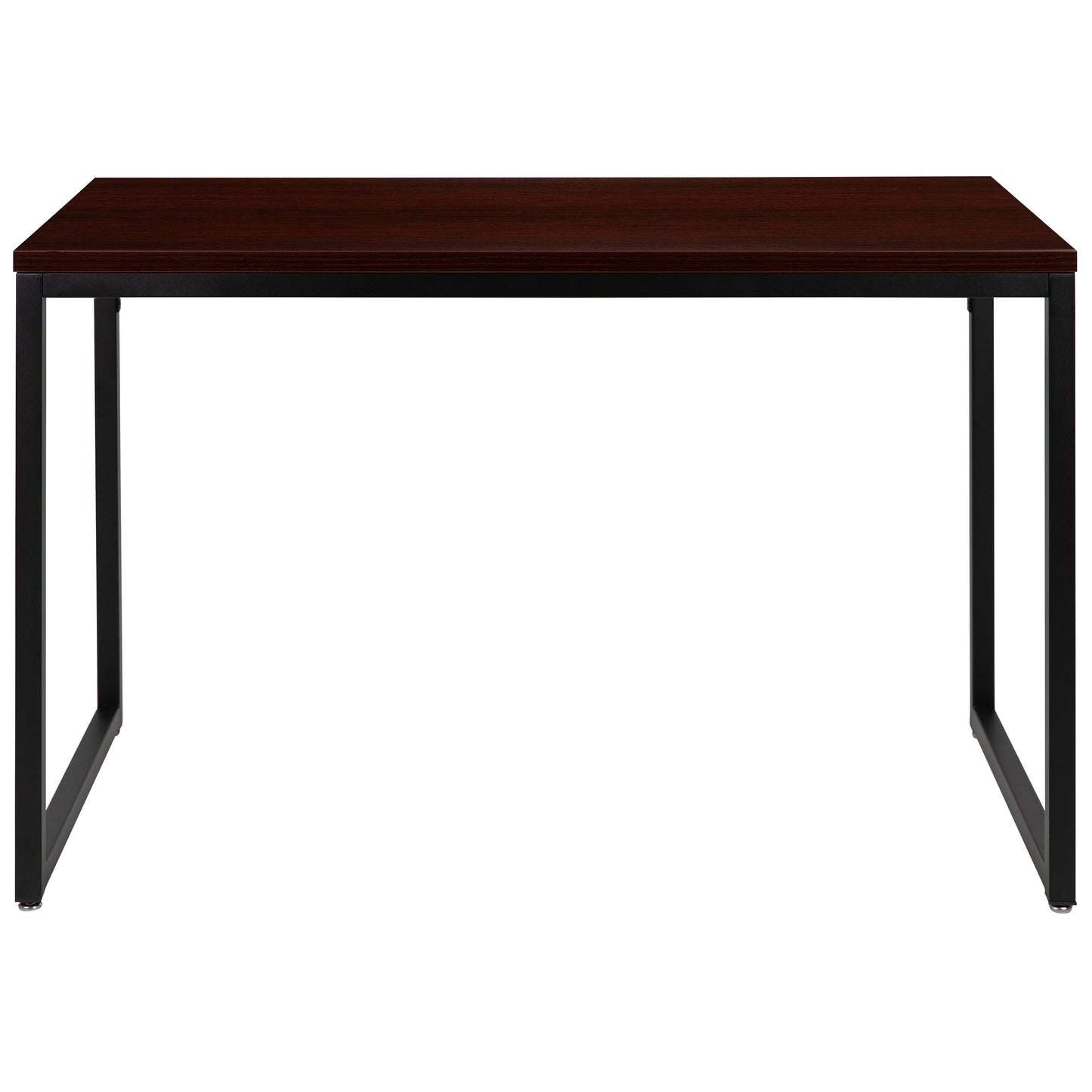 Mahogany Commercial Desk GC-GF156-12-MHG-GG