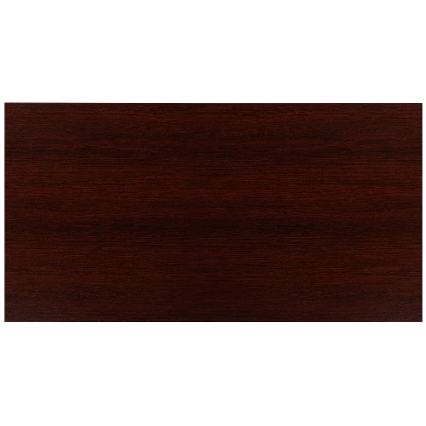 Mahogany Commercial Desk GC-GF156-12-MHG-GG