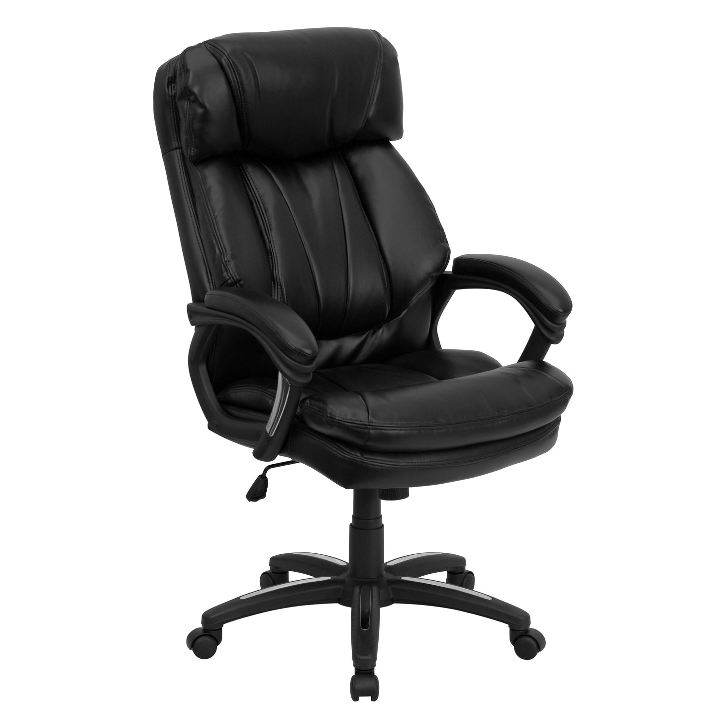 Black High Back Leather Chair GO-1097-BK-LEA-GG