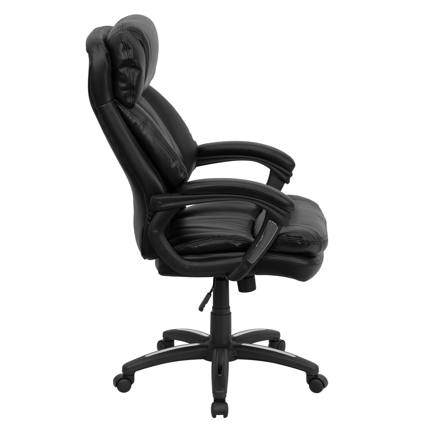 Black High Back Leather Chair GO-1097-BK-LEA-GG