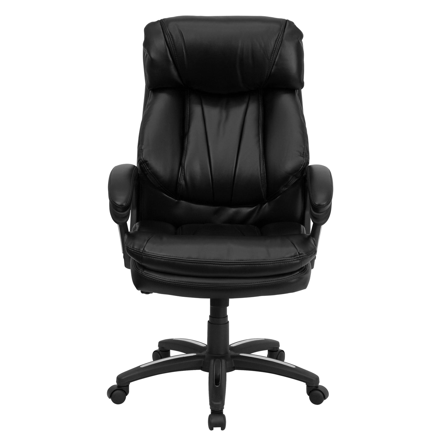 Black High Back Leather Chair GO-1097-BK-LEA-GG