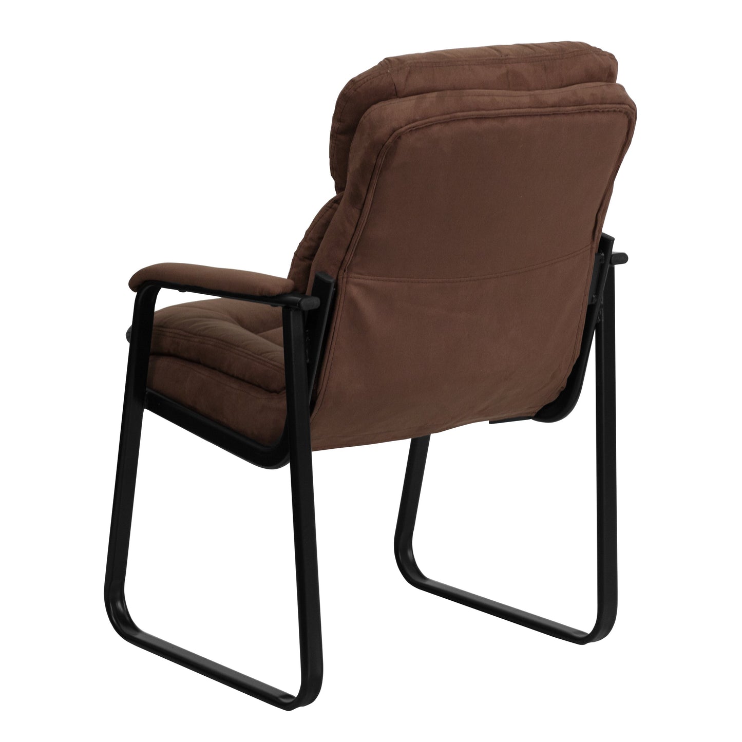 Brown Microfiber Side Chair GO-1156-BN-GG