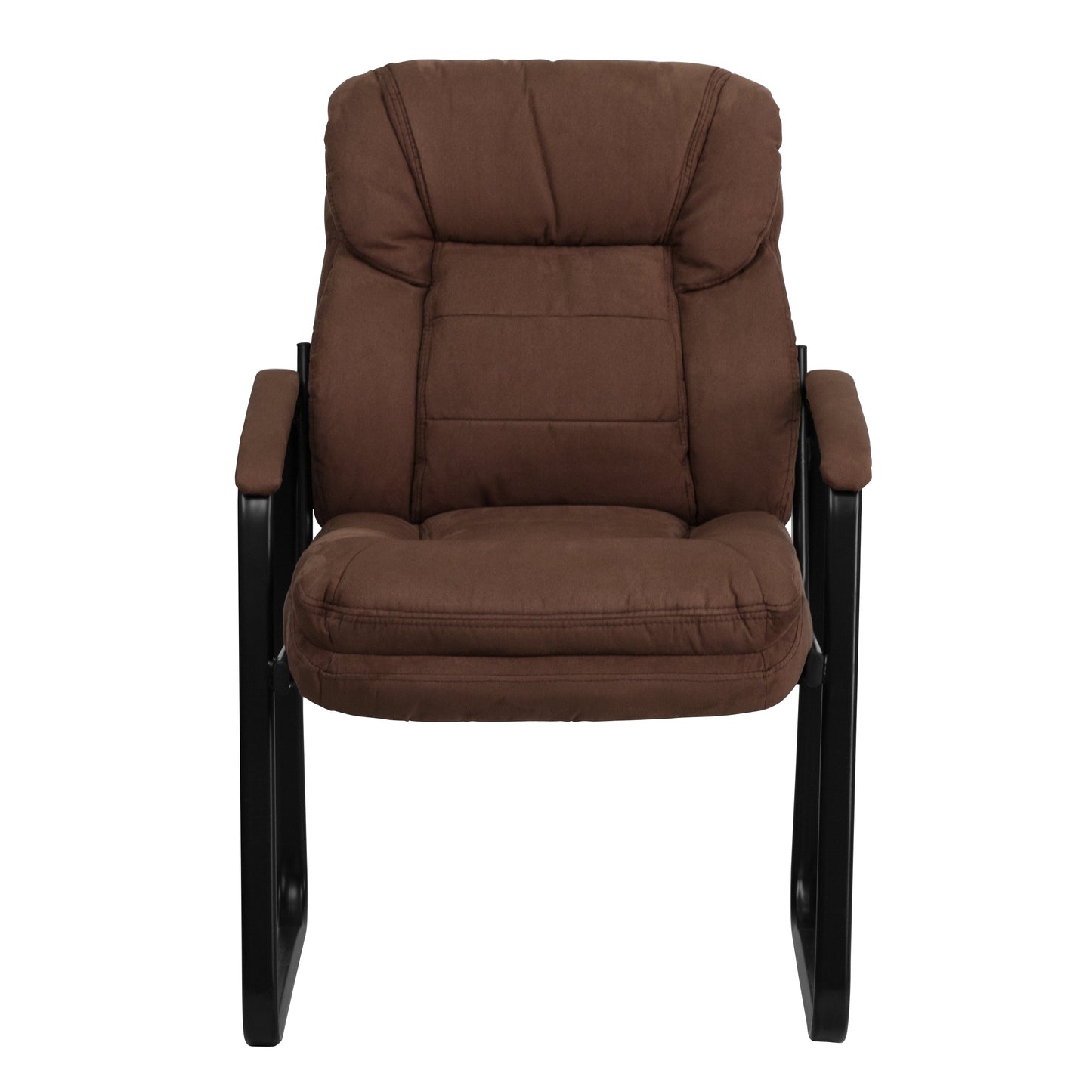 Brown Microfiber Side Chair GO-1156-BN-GG