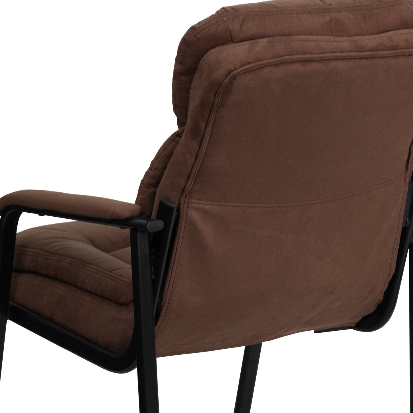 Brown Microfiber Side Chair GO-1156-BN-GG