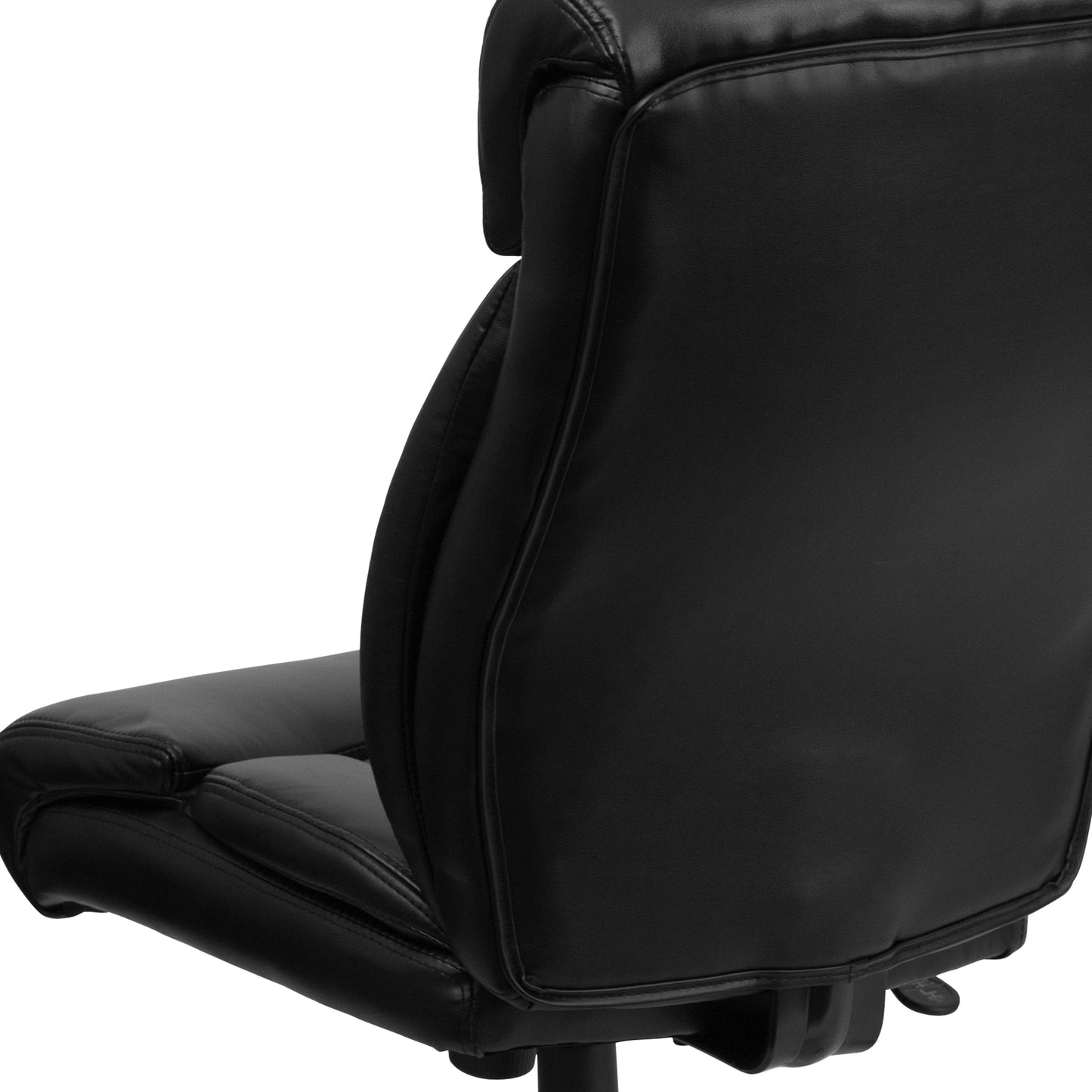 Black 400LB High Back Chair GO-1235-BK-LEA-GG