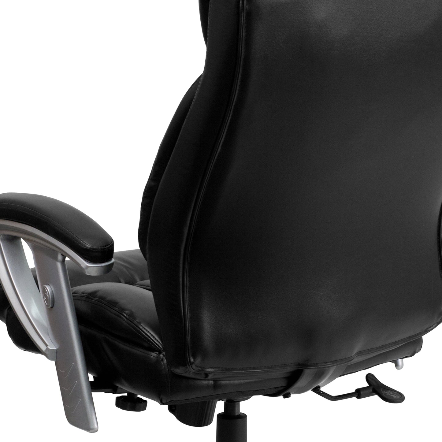 Black 400LB High Back Chair GO-1534-BK-LEA-GG