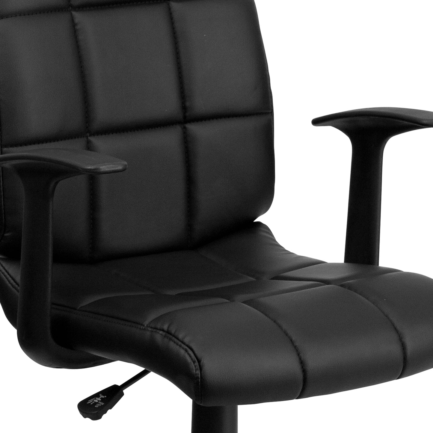 Black Mid-Back Task Chair GO-1691-1-BK-A-GG