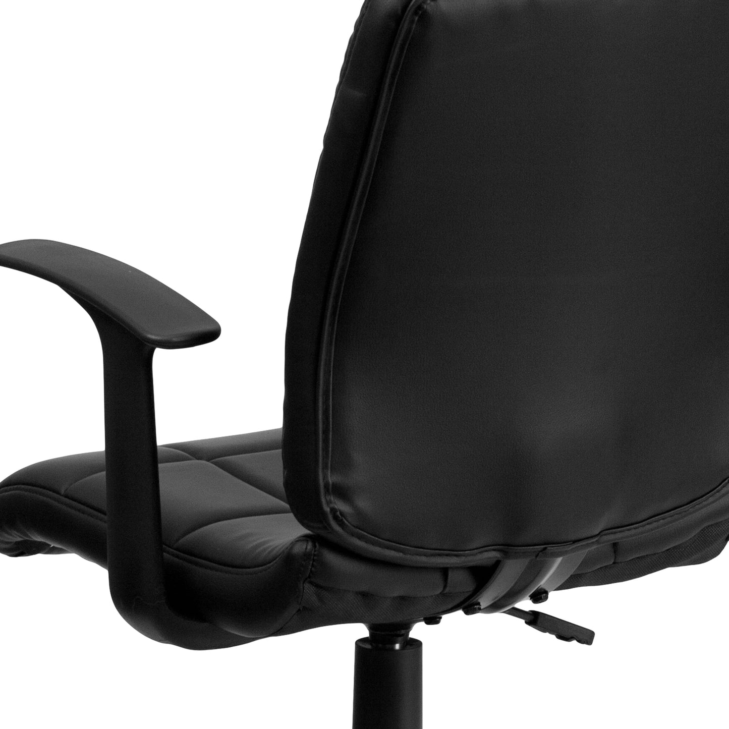 Black Mid-Back Task Chair GO-1691-1-BK-A-GG