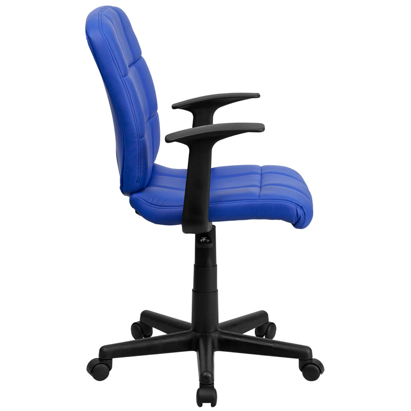 Blue Mid-Back Task Chair GO-1691-1-BLUE-A-GG