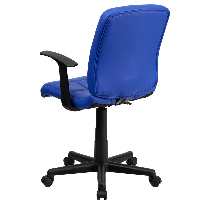 Blue Mid-Back Task Chair GO-1691-1-BLUE-A-GG