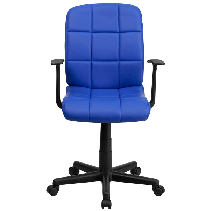 Blue Mid-Back Task Chair GO-1691-1-BLUE-A-GG