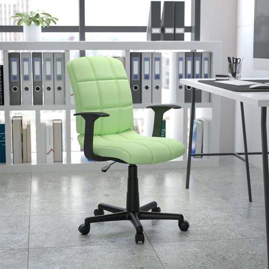 Green Mid-Back Task Chair GO-1691-1-GREEN-A-GG