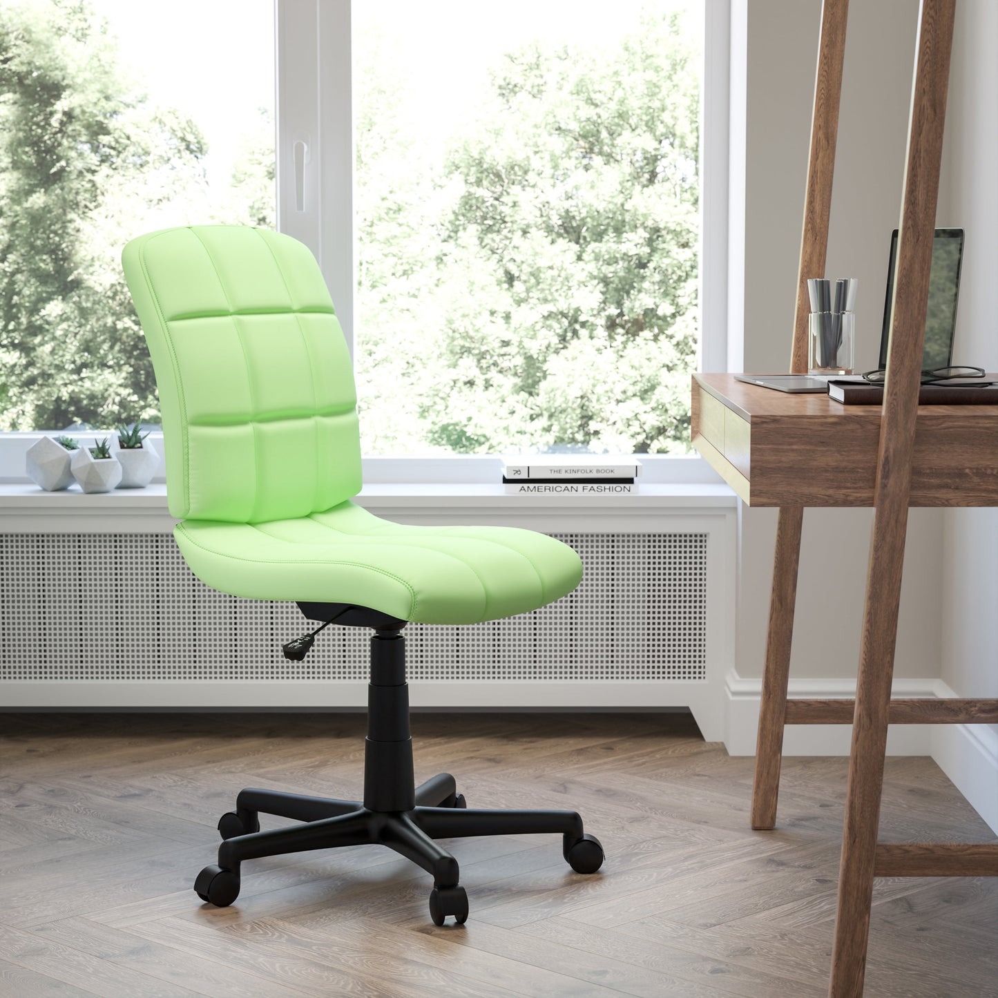 Green Mid-Back Task Chair GO-1691-1-GREEN-GG